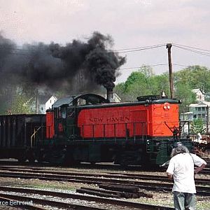 Alco RS-1, with Railfan