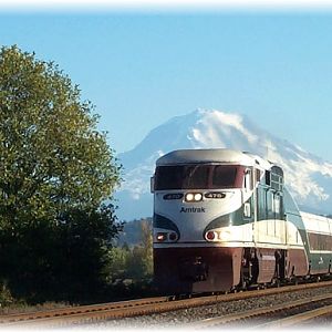 Amtrak in the valley