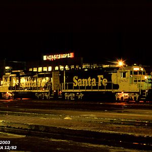 ATSF 2852 San Bernardino, CA 12-82