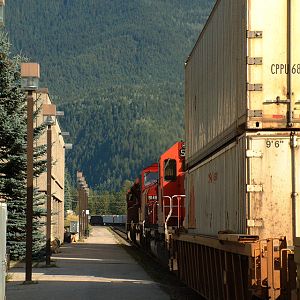 Eastbound at Revelstoke, BC
