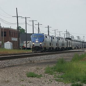 The Southwest Chief #4 at Galesburg
