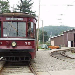 Red Arrow 78 and Pittsburgh Railways 1711