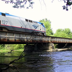 Crossing Michigan's Kalamazoo River