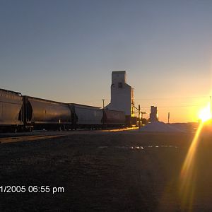 Sunset in saskatchewan