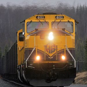 Alaska RailRoad Rock Train