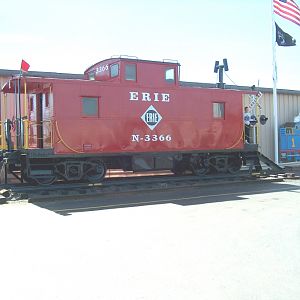 Erie RR caboose