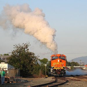 New BNSF hybrid steam/diesel - The Steamiesel