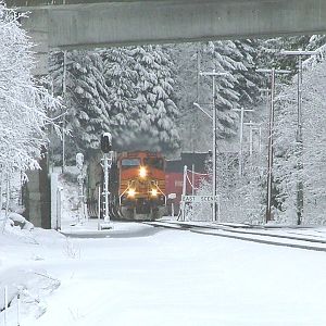 Westbound In the Snow