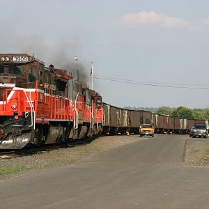 P&W Coal train at West Springfield