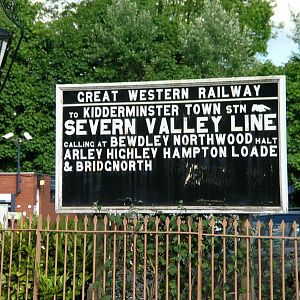 Severn Valley Line Sign