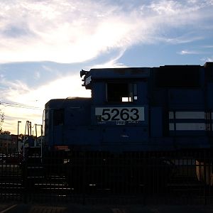 Sunset on Conrail