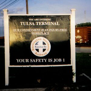 Tulsa yard sign