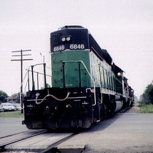 Back of a sd40-2