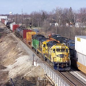 Santa Fe Bluebonnet 2783 at Streator