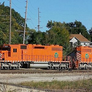 EJ&E 660 and EJ&E 672 at Joliet