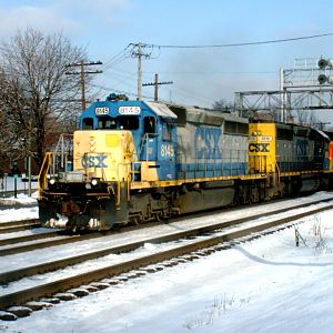 CSX SD40-2's