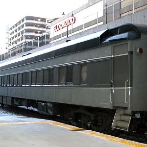 Virginia City on the rear of Amtrak #6