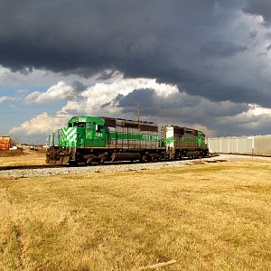 Storm Clouds Over The Rails
