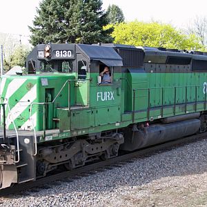 FURX #8130 SD40-2, Rochelle, IL 2006