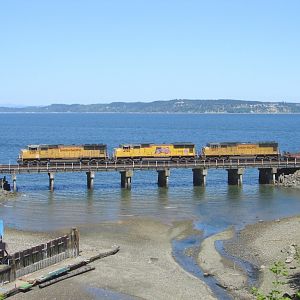 Southbound at Steilacoom