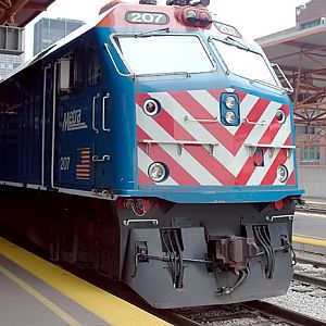 Metra in LaSalle Street station