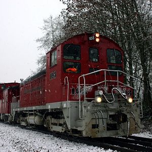 Meeker Southern snow train.
