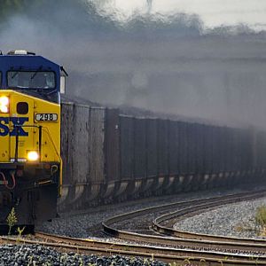 CSX coal north bound, Marion Ohio
