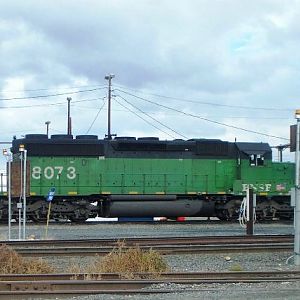 BNSF Cascade Green SD40-2