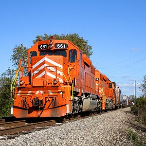 EJ&E 661 at Crest Hill, Illinois