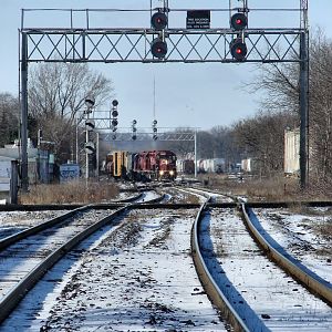 CP255 Clear On The Approach To West Toronto