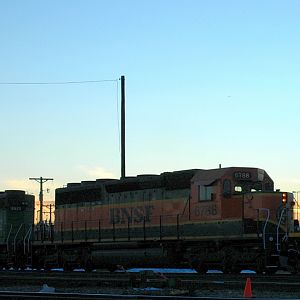 SD40-2 In A Rocky Mountain Sunset
