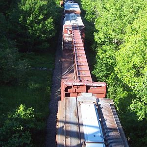 Center-beam from above