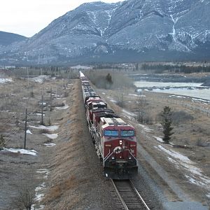 Eastbound Freight at Seebe