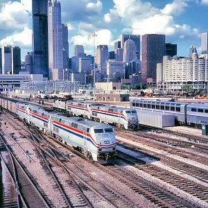 Amtrak Action in the Windy City