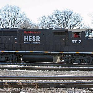 HESR #9712 EMDD GP40-2LW Saginaw, MI