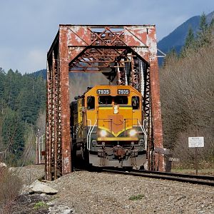 Eastbound approaching West Baring,WA