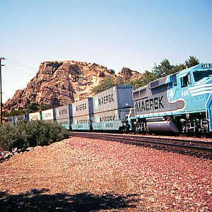 Maersk Movie Train/Victorville Narrows