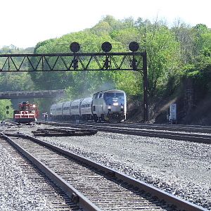 amtrak at mifflin, pa