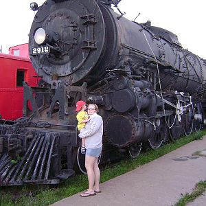 Loco 2912 and my wife and boy