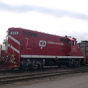 CLP 802 idling in the yard