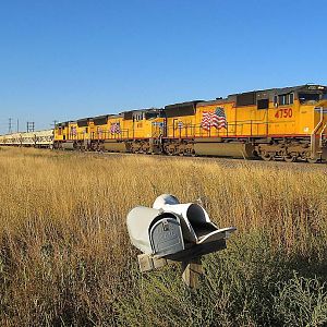 The Ballast Train And The Mail Boxes......