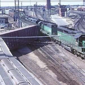 BN SD-40-2 #8016, Cicero, IL, Sept. 1980, photo by Chuck Zeiler