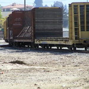 Various Flatcars at the Oakland Rail Yard