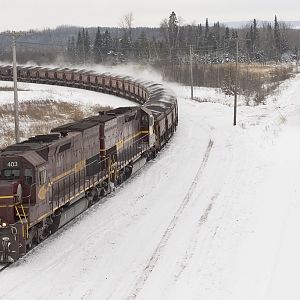 Taconite loads headed to Biwabik