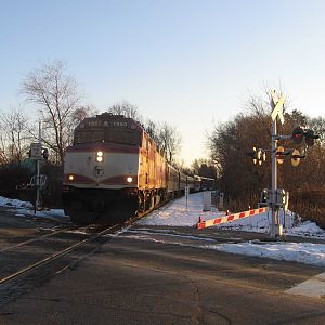 MBTA in Needham