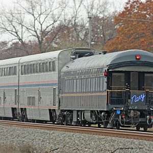 Amtrak PM P371 with the Private car Navy 118
