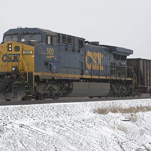 CSX 500 in 12 degree weather