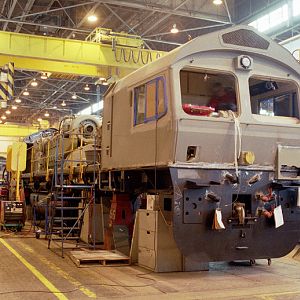 66063 under construction at GM-EMD Canada