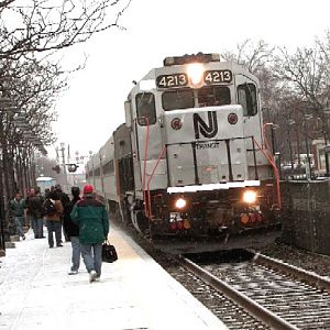 Winter at Rutherford Station