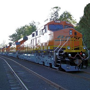 New GE Locomotives at Erie PA .